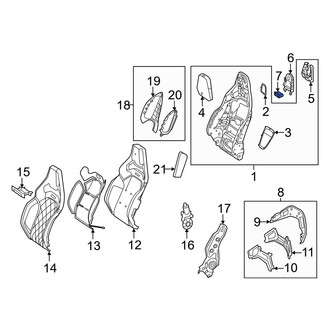 Mercedes-Benz OE - Front Right Climate Controlled Seat Duct