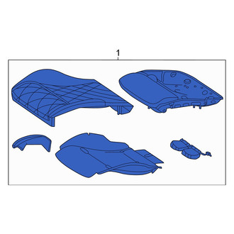 Mercedes-Benz OE - Rear Right Outer Seat Cushion Foam