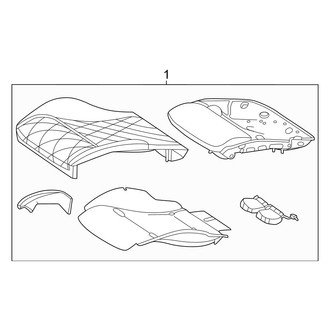 Mercedes-Benz OE - Seats & Tracks - Passenger Seat Components (AMG Performance Seat, Seat Cushion)