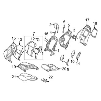 Mercedes-Benz OE - Seats & Tracks - Driver Seat Components