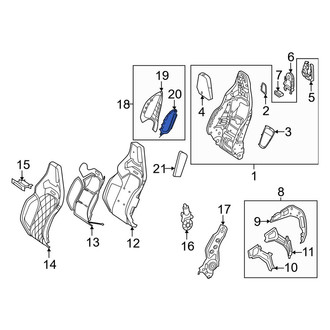 Mercedes-Benz OE - Front Left Air Bag Door
