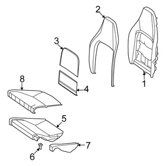 Mercedes-Benz OE - Seats & Tracks - Rear Seat Components