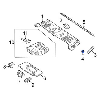 Mercedes-Benz OE - Navigation Microphone Bracket