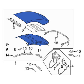 Mercedes-Benz OE - Convertible Top Assembly