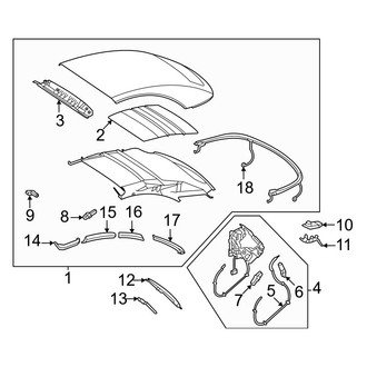 Mercedes-Benz OE - Convertible/Soft Top - Cover & Components