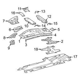 Mercedes-Benz OE - Pillars, Rocker & Floor - Floor & Rails