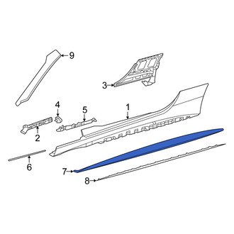 Mercedes-Benz OE - Right Rocker Panel Guard