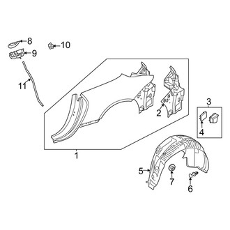 Mercedes-Benz OE - Quarter Panel & Components