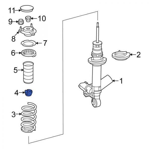 Suspension Strut Bumper