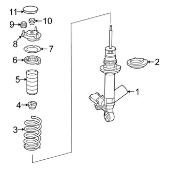Mercedes-Benz OE - Rear Suspension - Shocks & Components