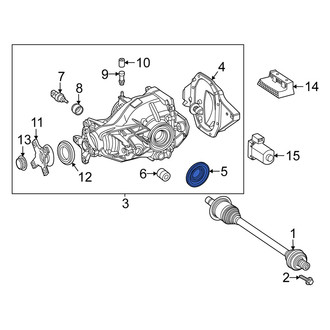 Mercedes-Benz OE - Rear Drive Axle Shaft Seal