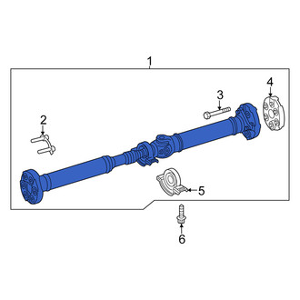 Mercedes-Benz OE - Rear Drive Shaft