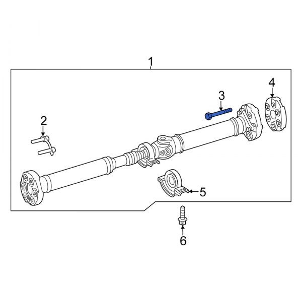 Drive Shaft Bolt