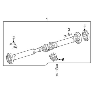 Mercedes-Benz OE - Rear Suspension - Drive Shaft