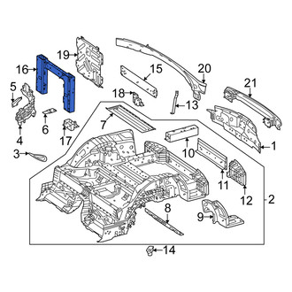 Mercedes-Benz OE - Frame Side Member Reinforcement