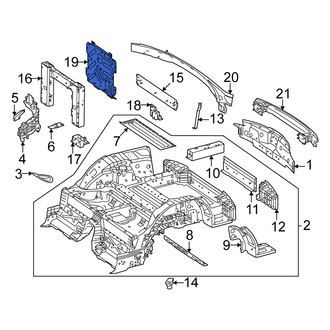 Mercedes-Benz OE - Rear Partition Panel