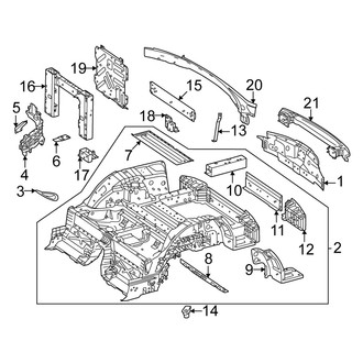 Mercedes-Benz OE - Rear Body & Floor - Inner Structure