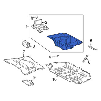 Mercedes-Benz OE - Rear Spare Tire Compartment
