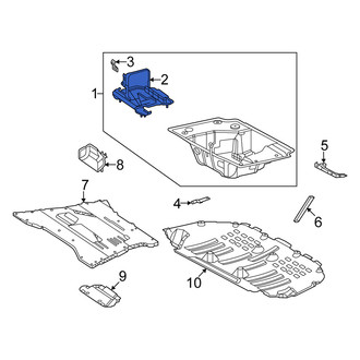Mercedes-Benz OE - Rear Battery Tray