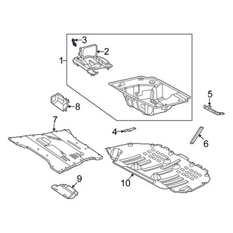 Mercedes-Benz OE - Battery Hold Down
