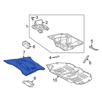 Mercedes-Benz OE - Rear Floor Pan Reinforcement