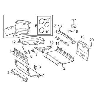 Mercedes-Benz OE - Rear Body & Floor - Interior Trim (Side and Rear Trim)