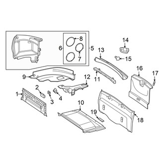 Mercedes-Benz OE - Rear Body & Floor - Interior Trim (Side and Rear Trim)