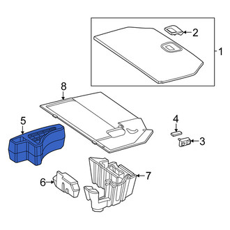Mercedes-Benz OE - Rear Spare Tire Compartment Bracket