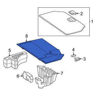 Mercedes-Benz OE - Rear Spare Tire Compartment Cover