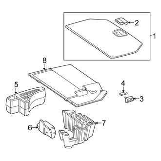 Mercedes-Benz OE - Rear Body & Floor - Interior Trim (Floor Trim)