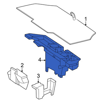 Mercedes-Benz OE - Rear Trunk Floor Storage Box
