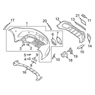 Mercedes-Benz OE - Rear Bumper - Bumper & Components (Bumper Cover & Trim)