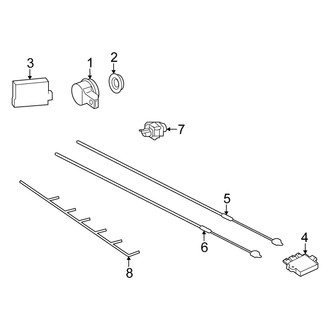 Mercedes-Benz OE - Rear Bumper - Electrical Components