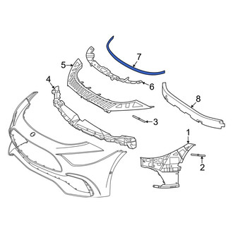 Mercedes-Benz OE - Front Hood Seal