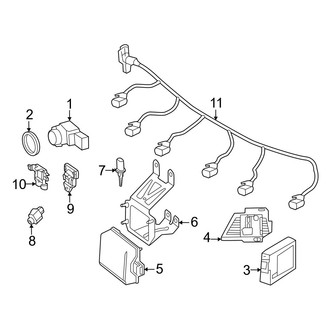 Mercedes-Benz OE - Front Bumper & Grille - Electrical Components