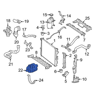 Mercedes-Benz OE - Engine Auxiliary Water Pump