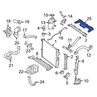 Mercedes-Benz OE - Radiator Support Air Duct