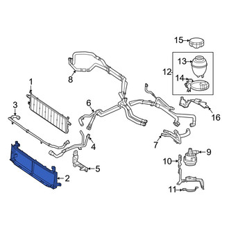 Mercedes-Benz OE - Radiator Support Panel