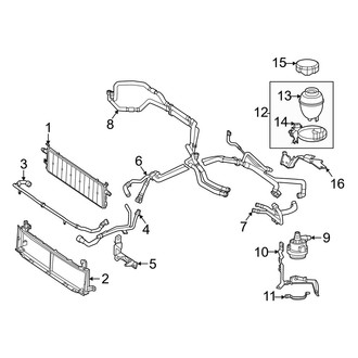 Mercedes-Benz OE - Cooling - Radiator & Components (Battery Cooling)