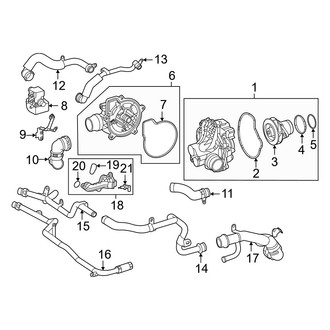 Mercedes-Benz OE - Cooling - Water Pump