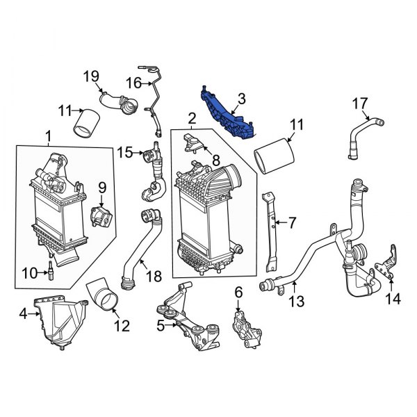 Intercooler Bracket