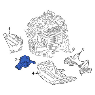 Mercedes-Benz OE - Left Engine Mount