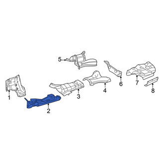 Mercedes-Benz OE - Front Left Floor Pan Heat Shield