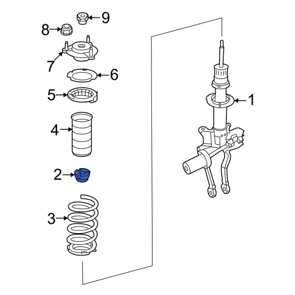 Suspension Strut Bumper