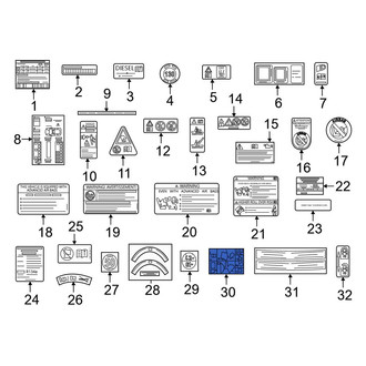 Mercedes-Benz OE - Tire Information Label