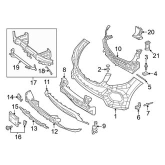 Mercedes-Benz OE - Front Bumper & Grille - Bumper & Components (W/O AMG Package)