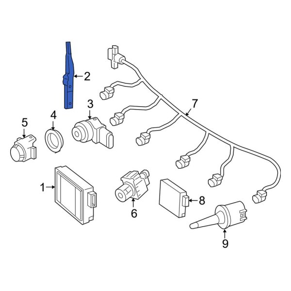 Cruise Control Distance Sensor Bracket