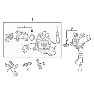 Mercedes-Benz OE - Cooling - Water Pump