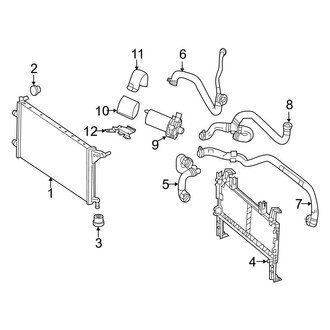 Mercedes-Benz OE - Cooling - Radiator & Components (Intercooler Cooling)