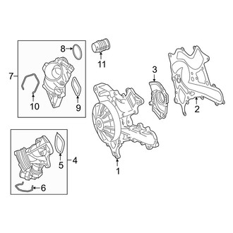 Mercedes-Benz OE - Cooling - Water Pump